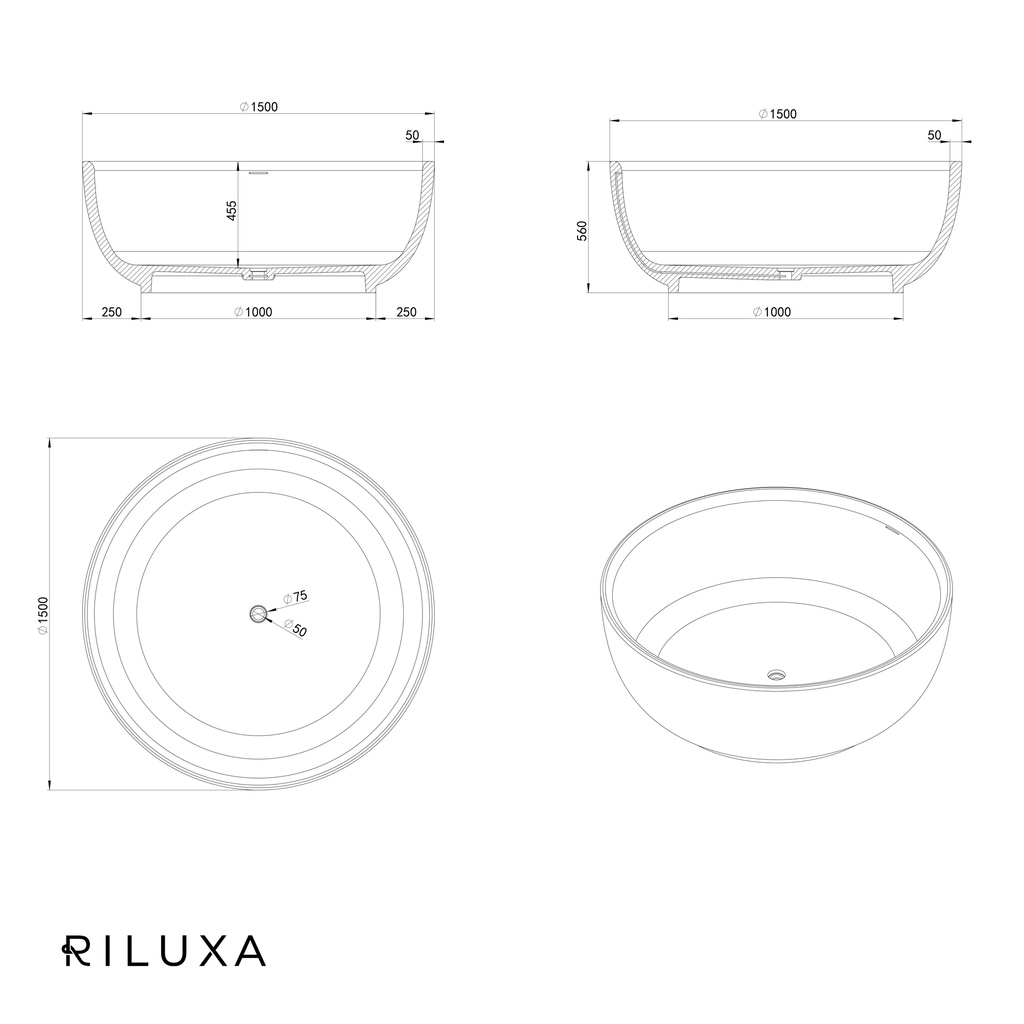 Omega Freestanding Bathtub TD