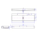 Lavatera Plus Wall Hung Washbasin 160 TD