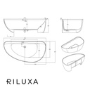 Meissa Freestanding Bathtub Left