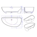 Meissa Freestanding Bathtub