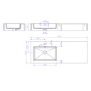 Ruta Plus Wall Hung Washbasin TD