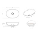 Ara Soft Corian® Design Countertop Washbasin TD
