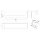 Sam Shelf with Towel Holder TD