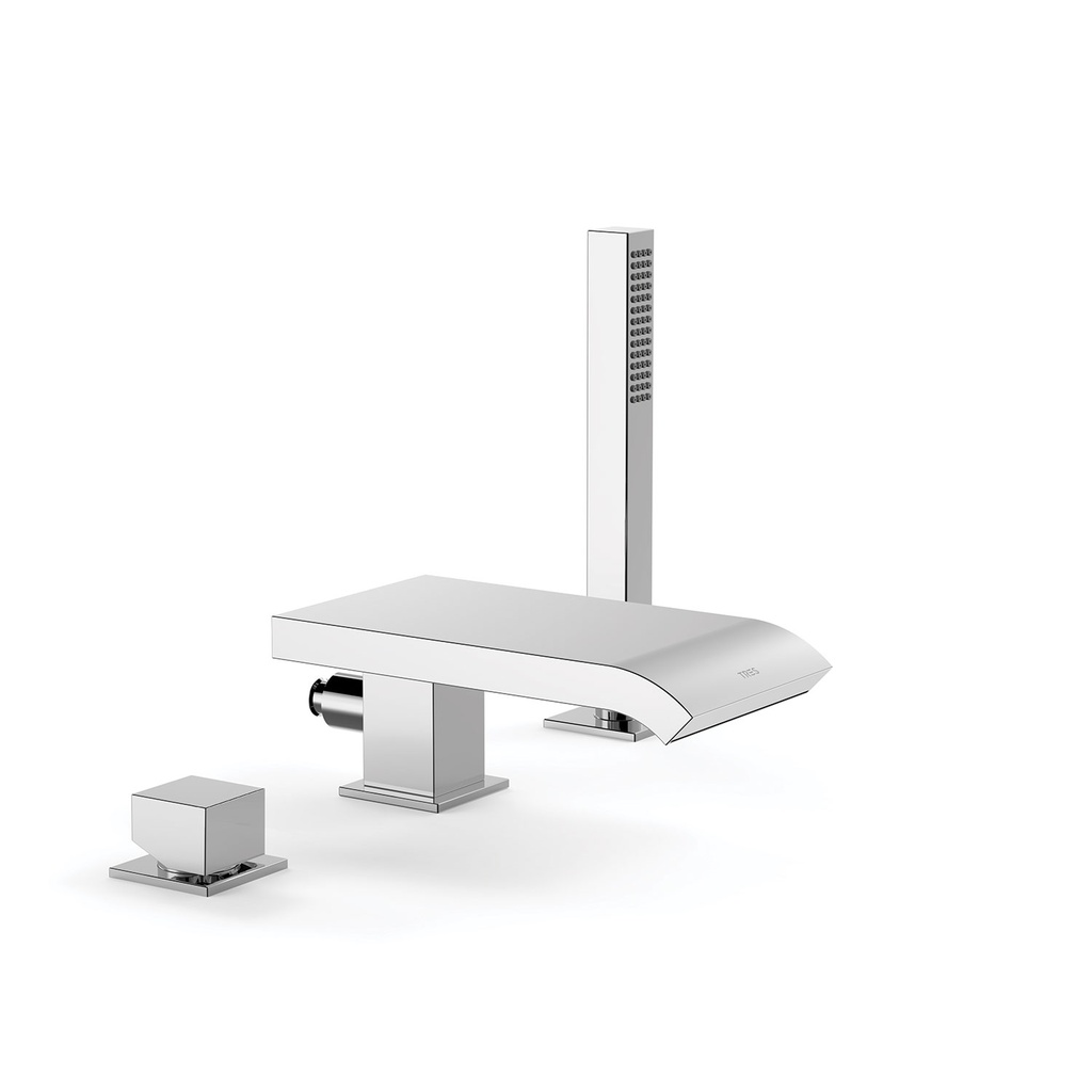 Deck-Mounted Single Lever Bathtub Tap - 10716102 Tres