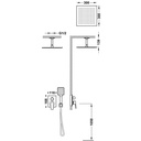 Concealed Shower Set Rapid-Box - 22138003 Tres TD