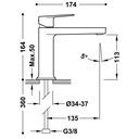 Deck-Mounted Single Lever Washbasin Tap - 22110301 Tres TD