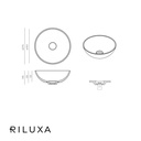 Rigel Corian® Countertop Washbasin TD