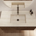 Andromeda Marble Single Vanity Top Travertine Top