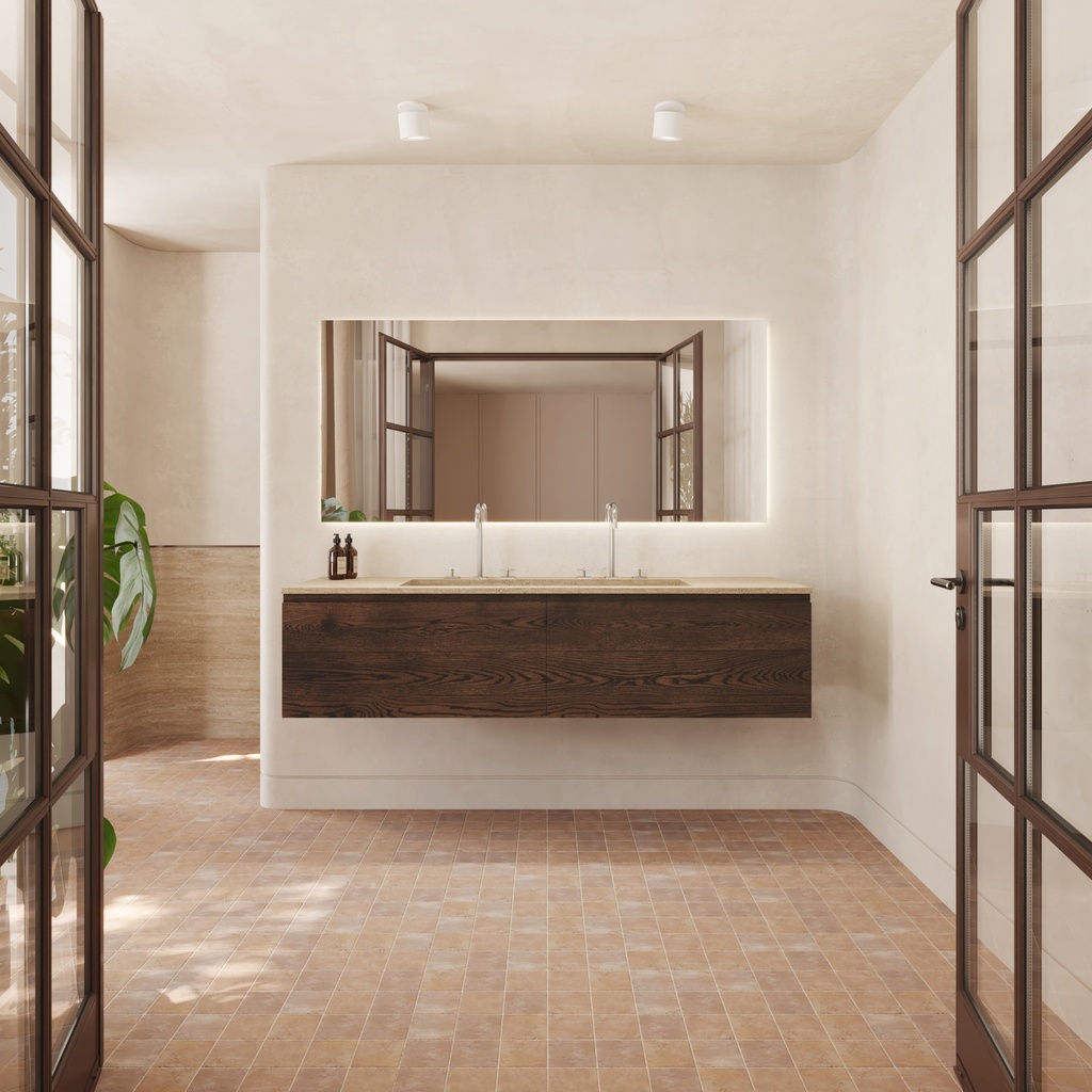 Andromeda Plus Travertine Vanity Top Overview
