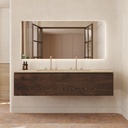 Gliese Plus Travertine Vanity Top Front View