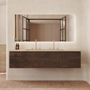 Sagitta Plus Travertine Vanity Top Front View