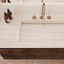 Sagitta Plus Travertine Vanity Top Top View