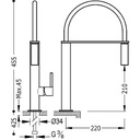 Deck-Mounted Kitchen Tap - 06248702 Tres