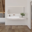 Hylas Corian® Floating Basin Shelf Dune Prima