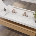 Hatysa Plus Slim Marble Wall-Hung Washbasin CArrara Side