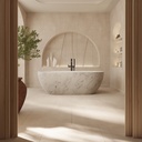 Zurich Carrara Marble Bathtub Overview