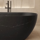 Zurich Nero Marquina Marble Bathtub. Detail
