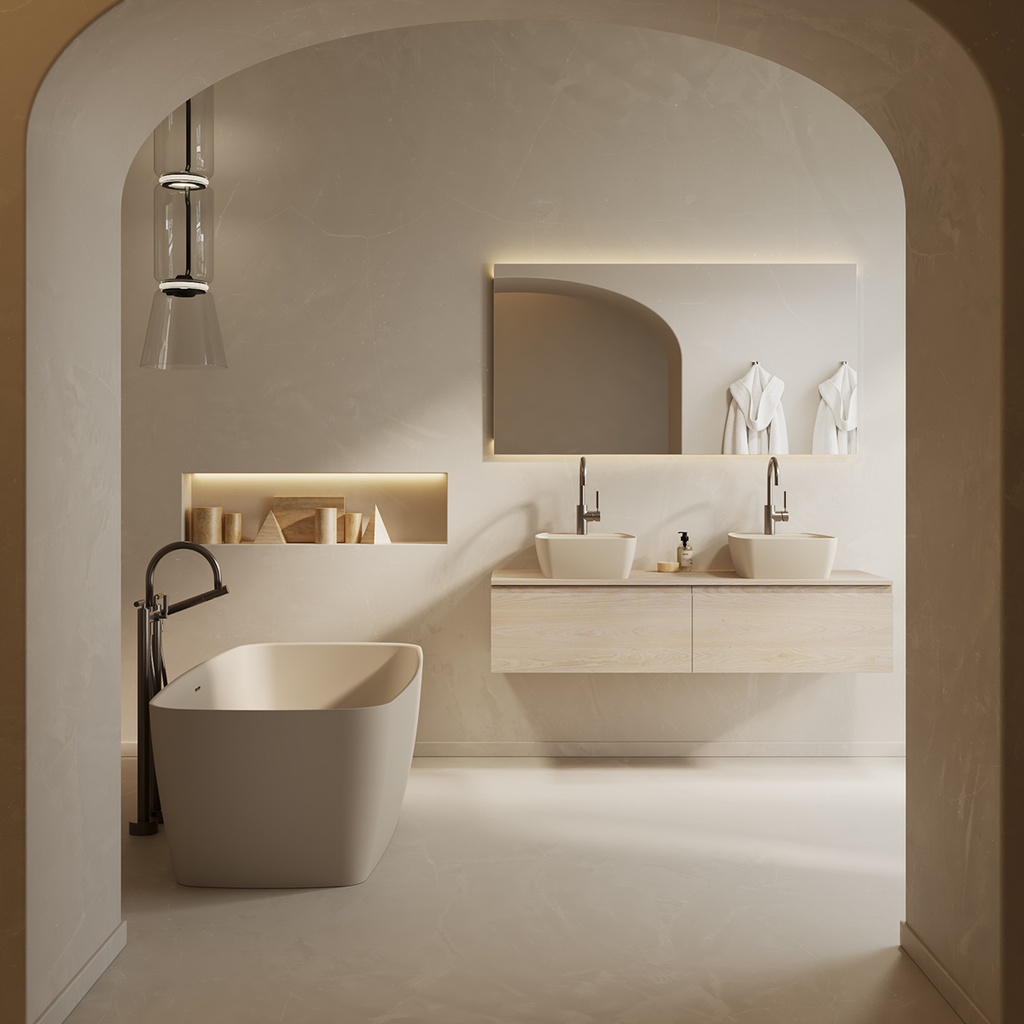 Ursa Corian® Design Freestanding Bathtub shadow 2