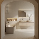 Ursa Corian® Design Freestanding Bathtub shadow 2