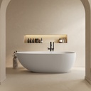 Toulouse Large Freestanding Bathtub 180 White Front