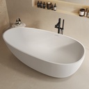 Toulouse Large Freestanding Bathtub 180 White Side