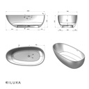 Toulouse Large Freestanding Bathtub 180 TD