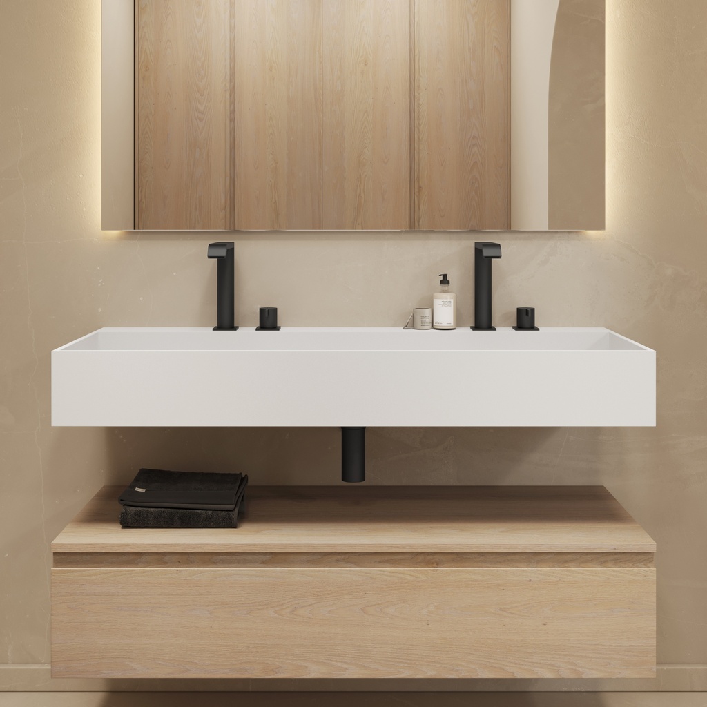 Lavatera Neo Wall-Mounted Washbasin 120 Front