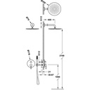 Concealed Shower Set Rapid-Box - 26238004 Tres TD