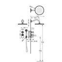 Concealed Shower Tap - 24235202 Tres TD