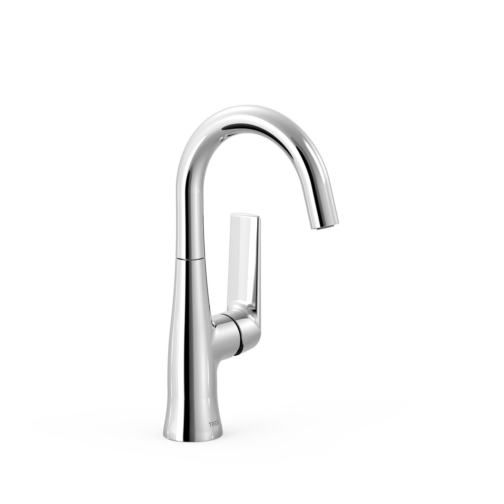 Deck-Mounted Single Lever Washbasin Tap - 22244701 Tres CR