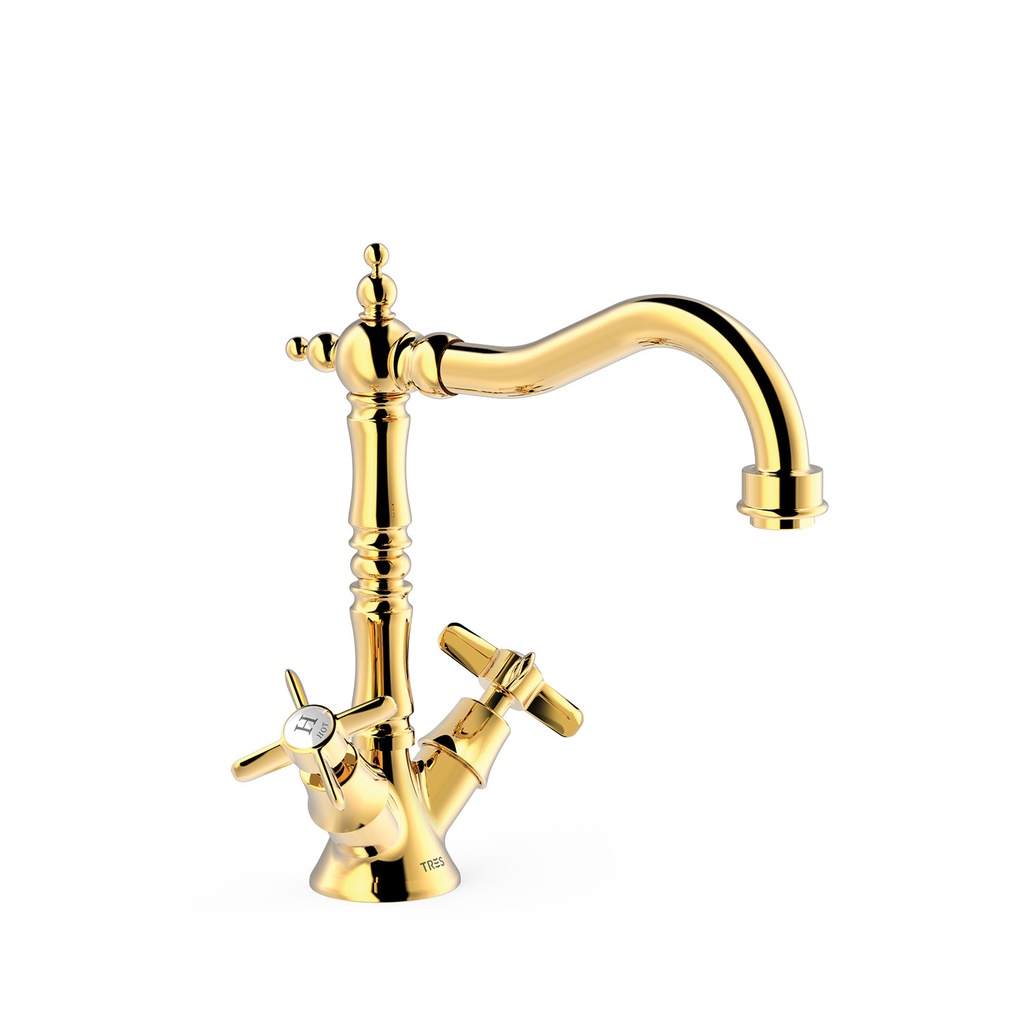 Deck-Mounted Washbasin Tap - 24210902 Tres G