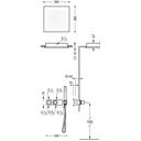 Thermostatic Concealed Shower Tap - 20725204 Tres TD