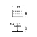 Wall-Mounted Shower Tap - 03443202 Tres TD