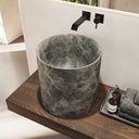 Pandora Countertop Marble Washbasin Side