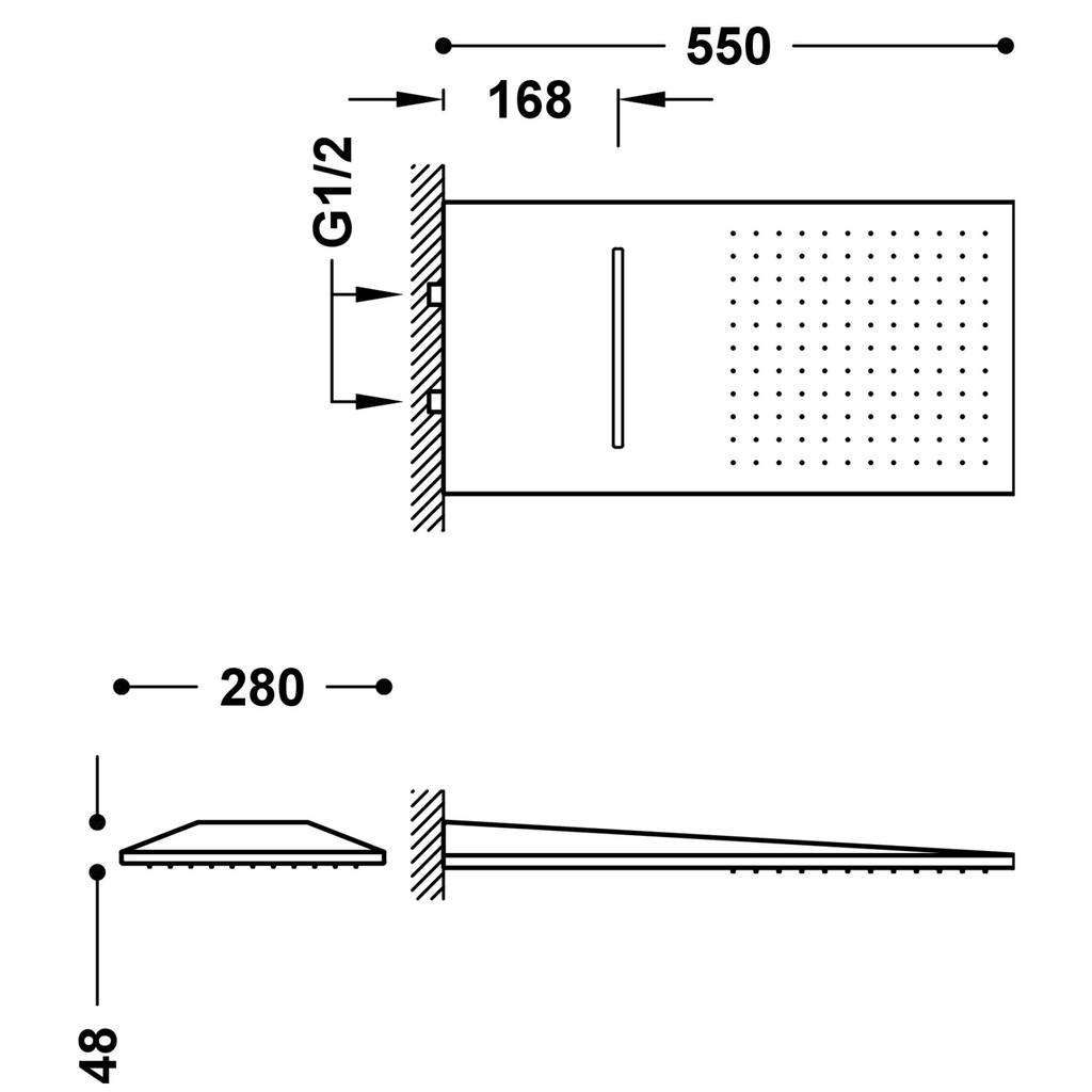 Wall-Mounted Shower Tap - 29990301 Tres TD