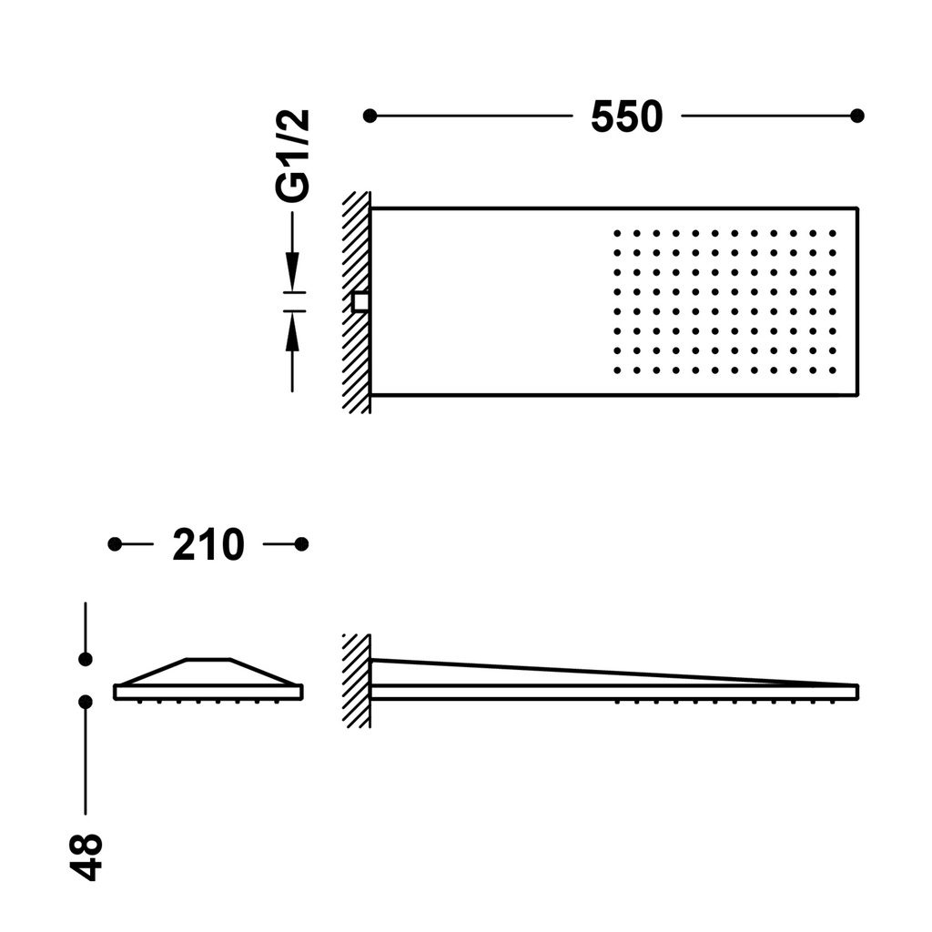 Wall-Mounted Shower Tap - 29990302 Tres TD