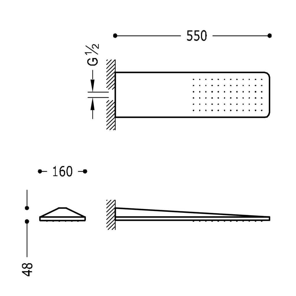 Wall-Mounted Shower Tap - 29990306 Tres TD