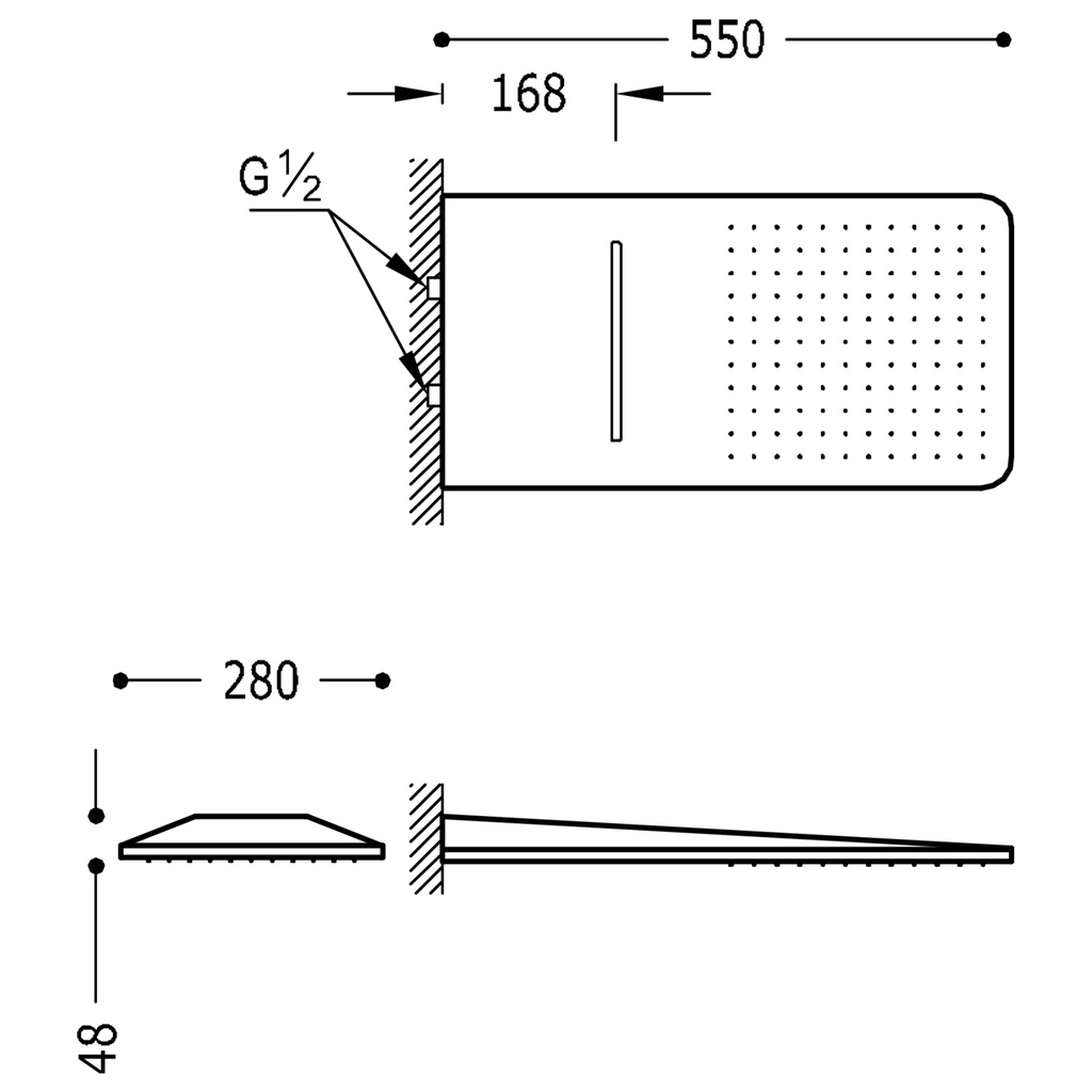 Wall-Mounted Shower Tap - 29990308 Tres TD