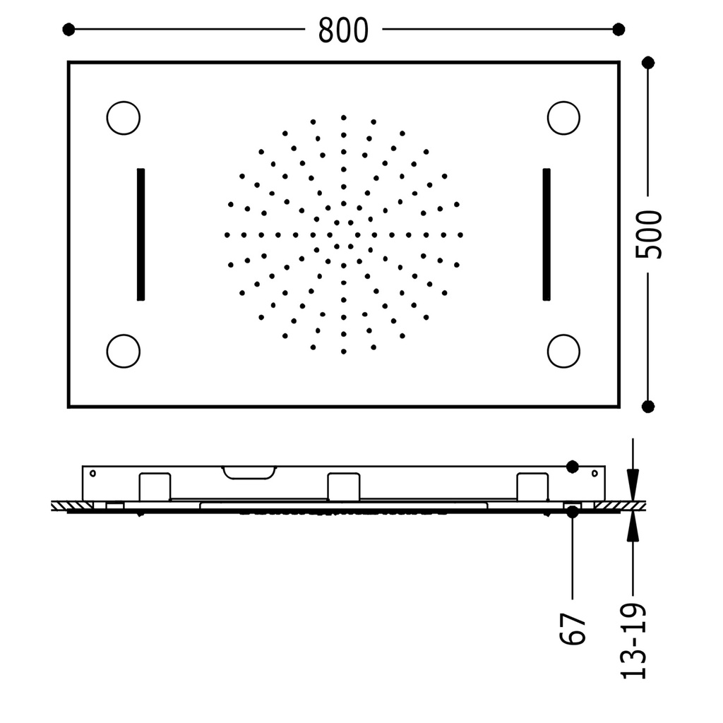 Wall-Mounted Shower Tap - 29996501 Tres TD