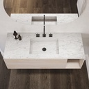 Andromeda Marble Single Vanity Top Carrara Top