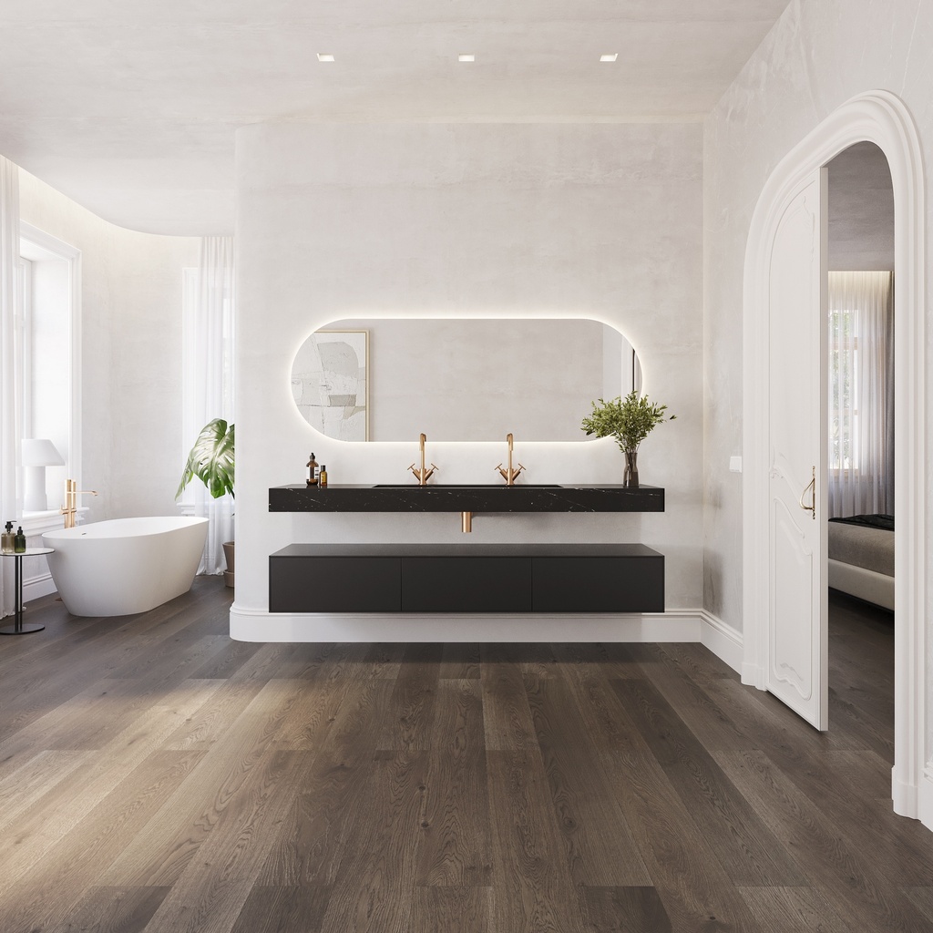 Andromeda Plus Slim Marble Wall-Hung Washbasin Marquina Overview