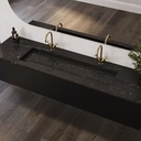 Gliese Plus Marble Vanity Top Marquina Side