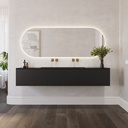 Gliese Plus Marble Vanity Top Marquina Front