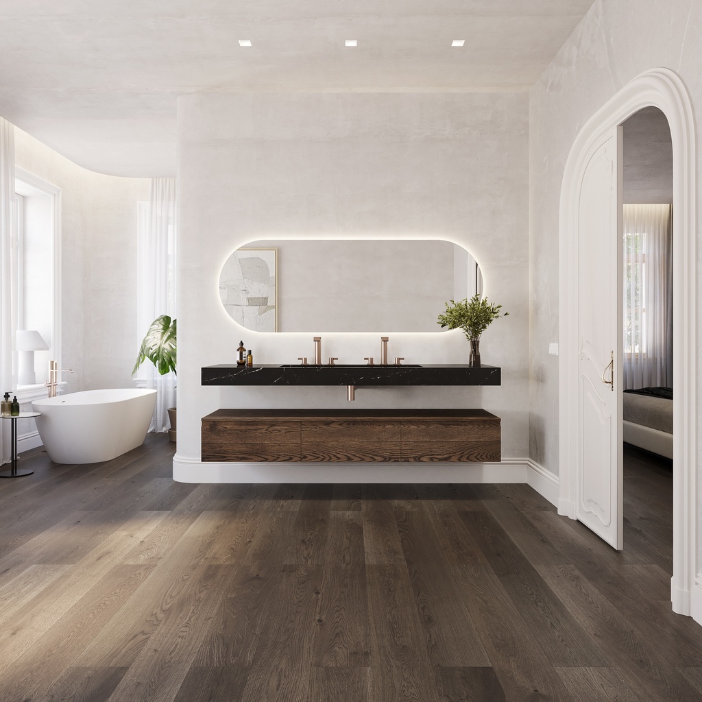 Hatysa Plus Slim Marble Wall-Hung Washbasin Marquina Overview