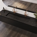 Hatysa Plus Marble Vanity Top Marquina Side