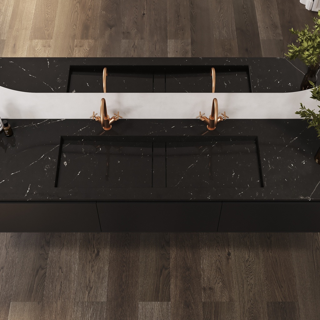 Hatysa Plus Marble Vanity Top Marquina Top