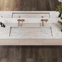 Sagitta Plus Marble Vanity Top Carrara Top