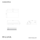 Cassiopeia Slim Marble Wall-Hung Washbasin | Comfort Size TD