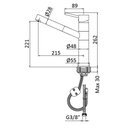 Deck-Mounted Kitchen Tap with Pull-Out Spray - 1070541 Bruma TD