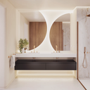 Alba Semi-Circle Backlit Mirror Double Overview